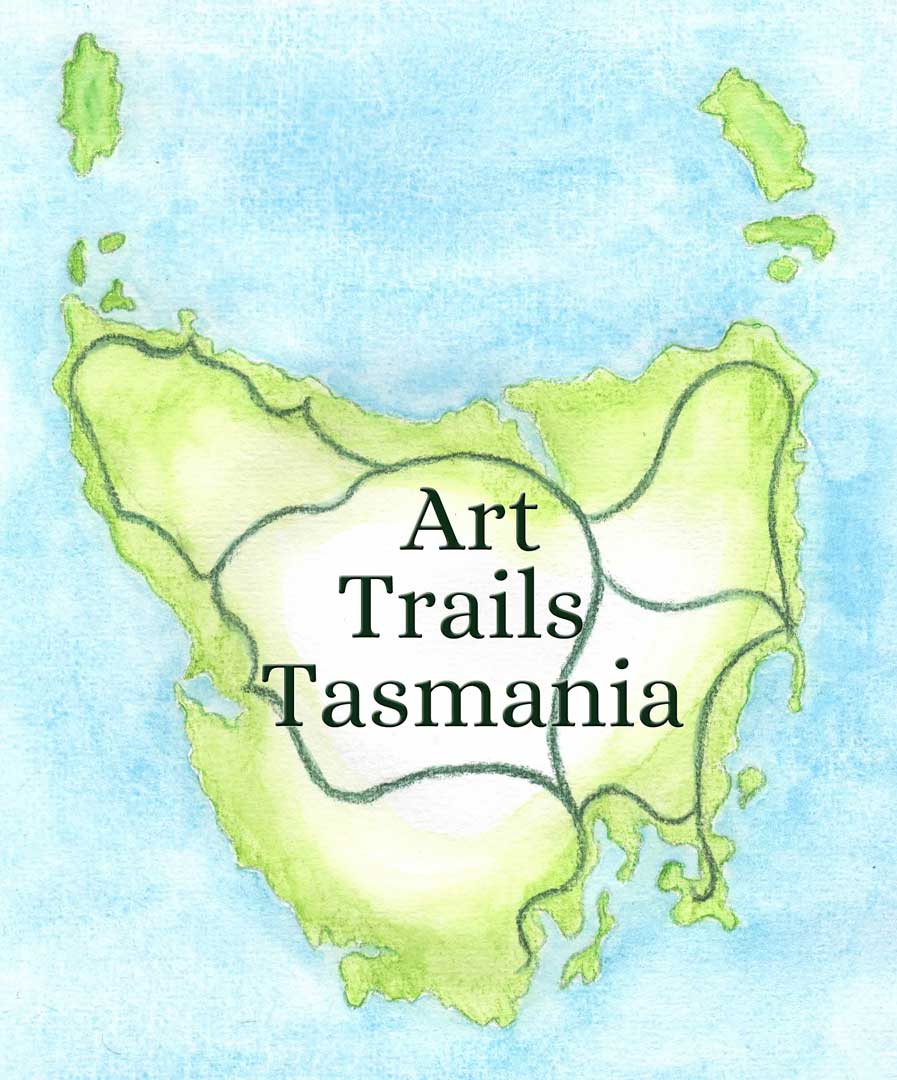 Art Trails Tasmania logo arts tourism