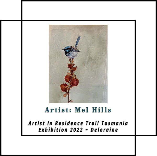 Wildlife artist Mel Hills in her Artist Profile with Art Trails Tasmania