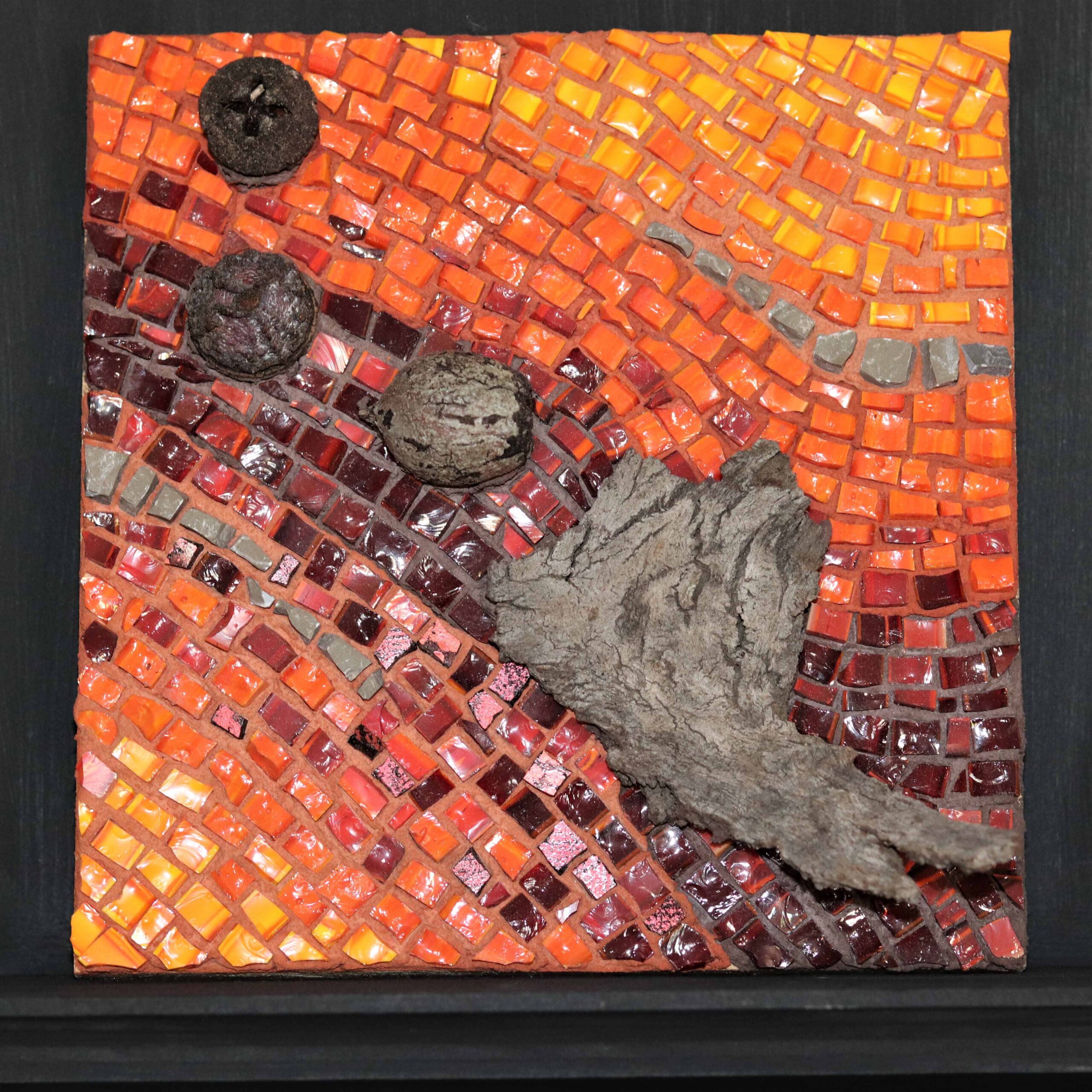 Bushfire by mosaic artist Yvette Hallam in her Artist profile