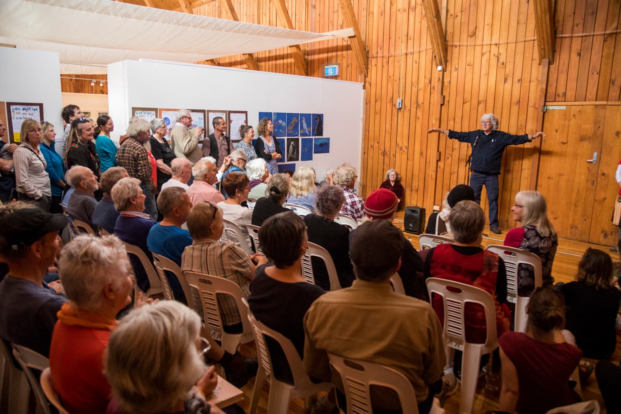 Evening talks at the Bruny Island Bird festival Profile story with Art Trails Tasmania