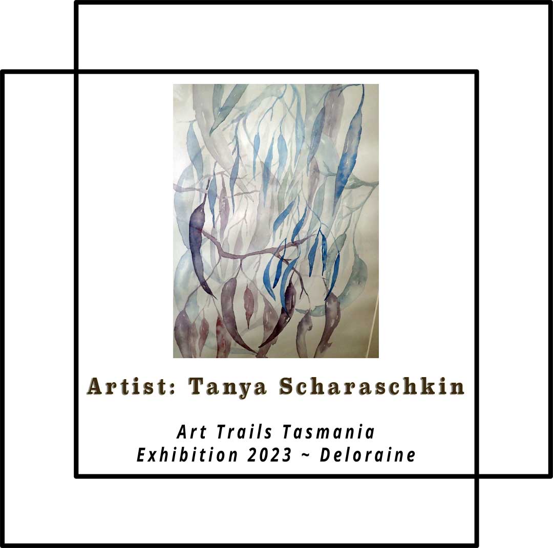 Image shows the entry of botanical artist Dr Tanya Scharaschkin entry in the Art Trails Tasmania Art Exhibition