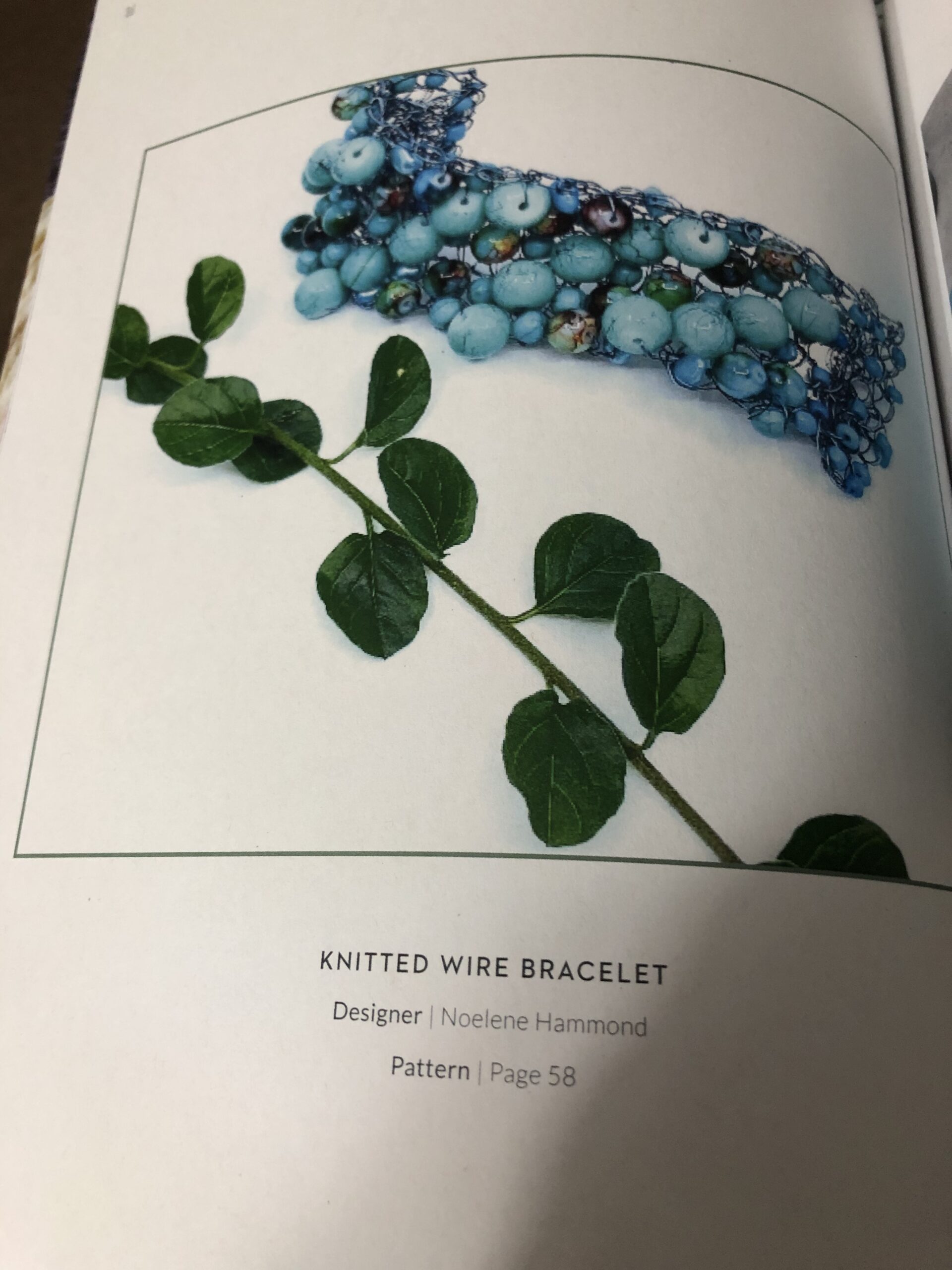 Image shows a Christmas beaded bracele for the Artist Profile An Abiding Love for Colour and Making with Noelene Hammond Art Trails Tasmania Explore Your Creativity