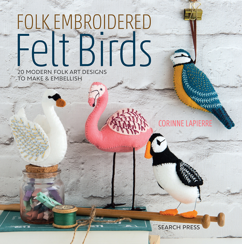 Folk Embroidered Felt Birds Cover2.indd Pattern Design, edited by Elizabeth Wilhide for Art Trails Tasmania Book reviews