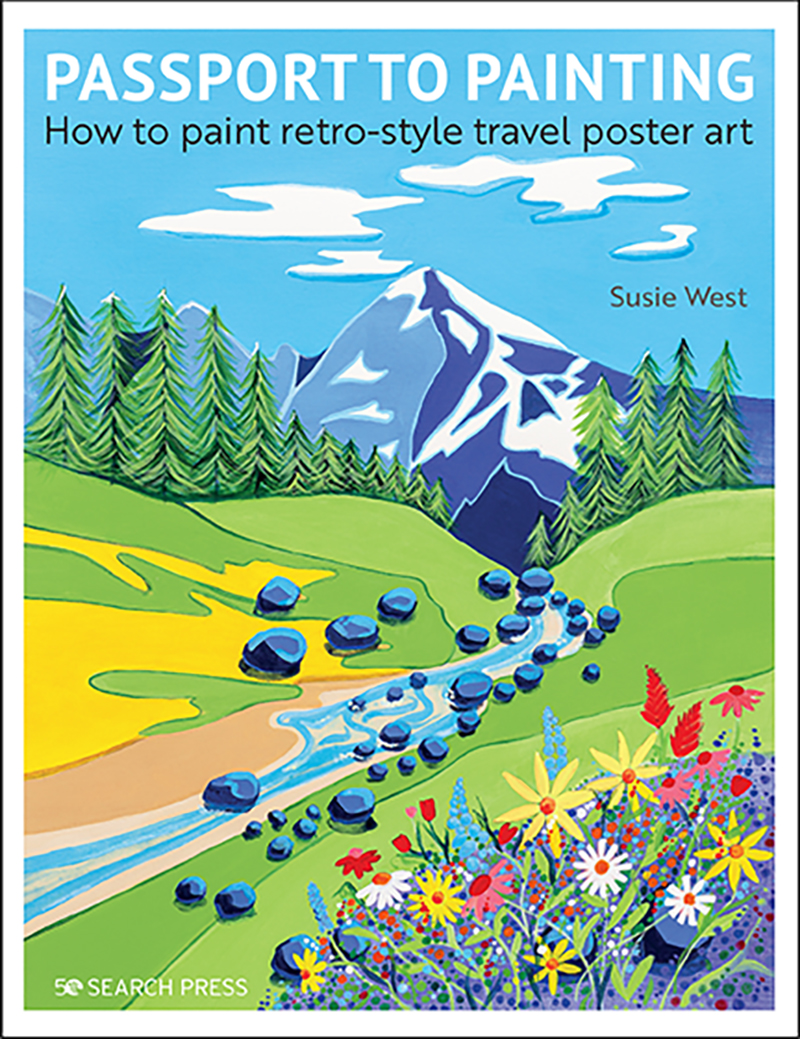 Passport to Painting By Susie West Search Press Australia Art Trails Tasmania Explore your creativity book reviews Pattern Design, edited by Elizabeth Wilhide for Art Trails Tasmania Book reviews