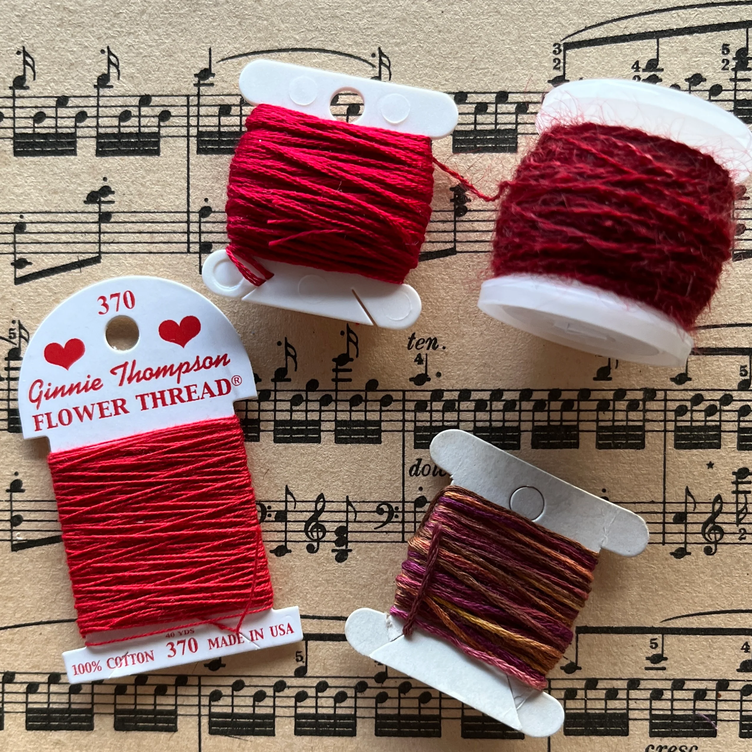 Red-for-Courage-threads-examples-Rita-Summers Event News Art Trails Tasmania Explore Your Creativity