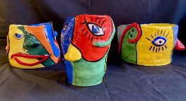 Image shows an art exhibition for the text reading Exhibition Call Out Exhibit in 2025! Announcing the Creative George Town Exhibition Call Out story with Art Trails Tasmania Explore your creativity