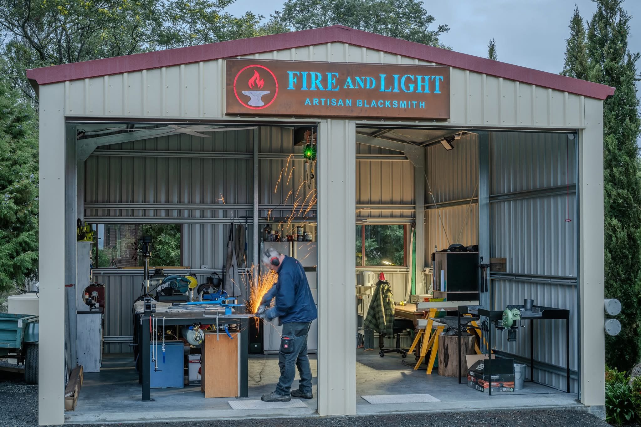 Image shows a studio view with pink roses set up for painting for the Artist Profile Sharing Stories and Connections Through Bold Colours and Mark-Making with Julie McDonald Art Trails Tasmania