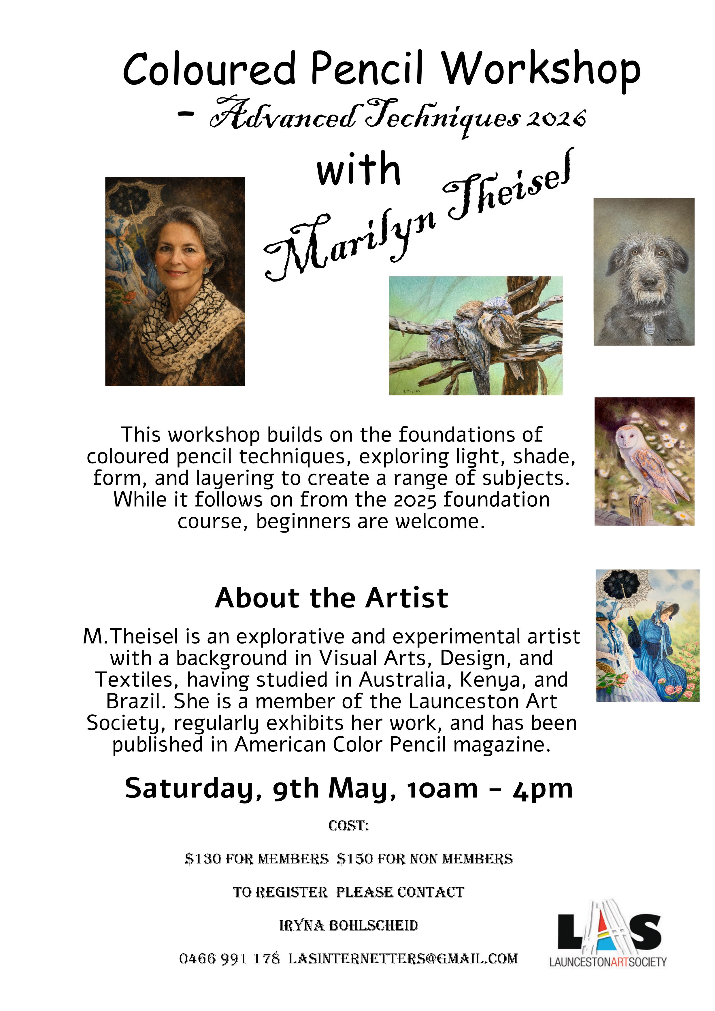 Image shows a painting of a tree for the Event News story Workshop News Calendar of Art Workshops and Classes with Artist in Residence Julie McDonald Art Trails Tasmania