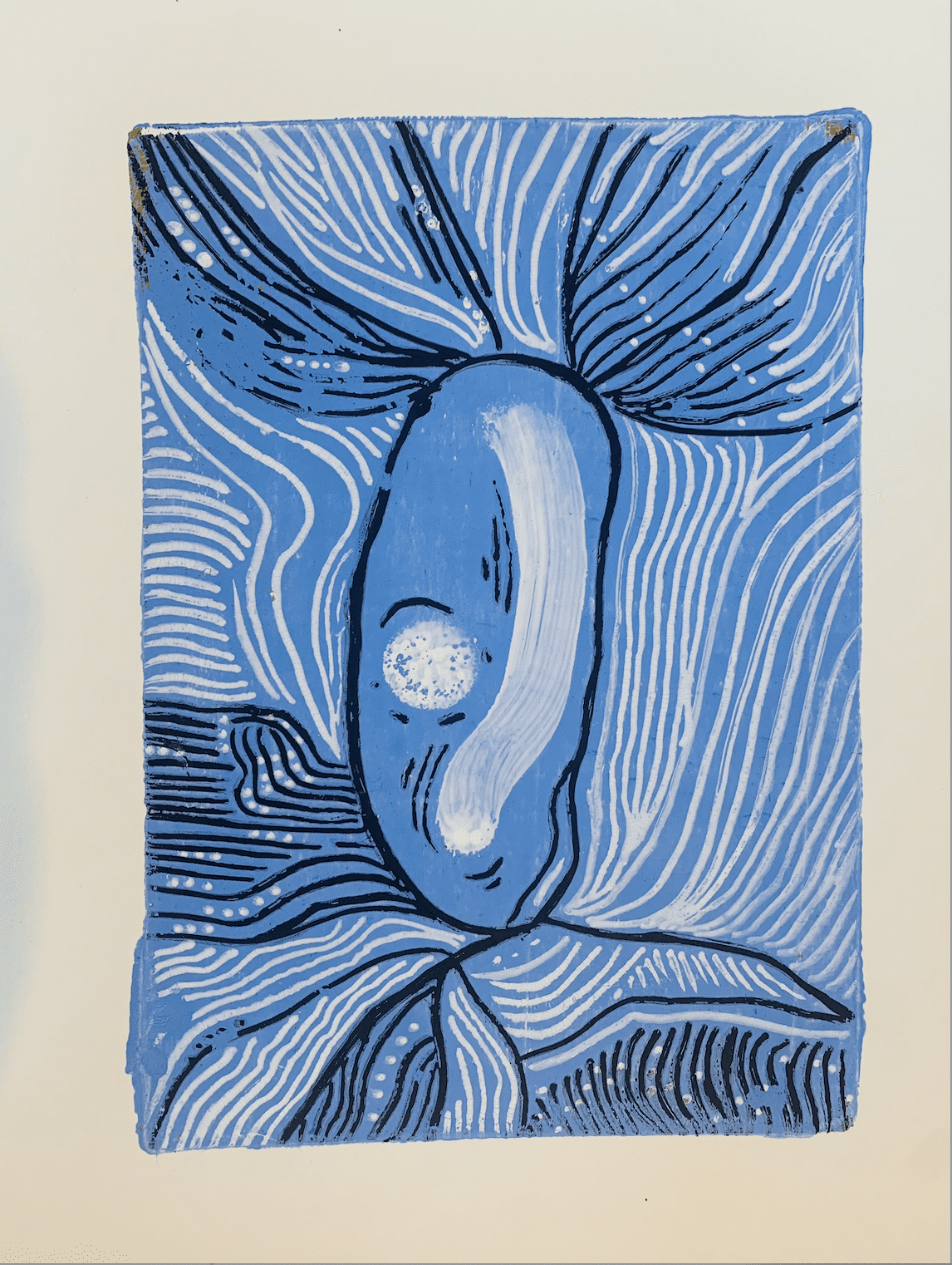 Image shows a studio view with pink roses set up for painting for the Artist Profile Sharing Stories and Connections Through Bold Colours and Mark-Making with Julie McDonald Art Trails Tasmania