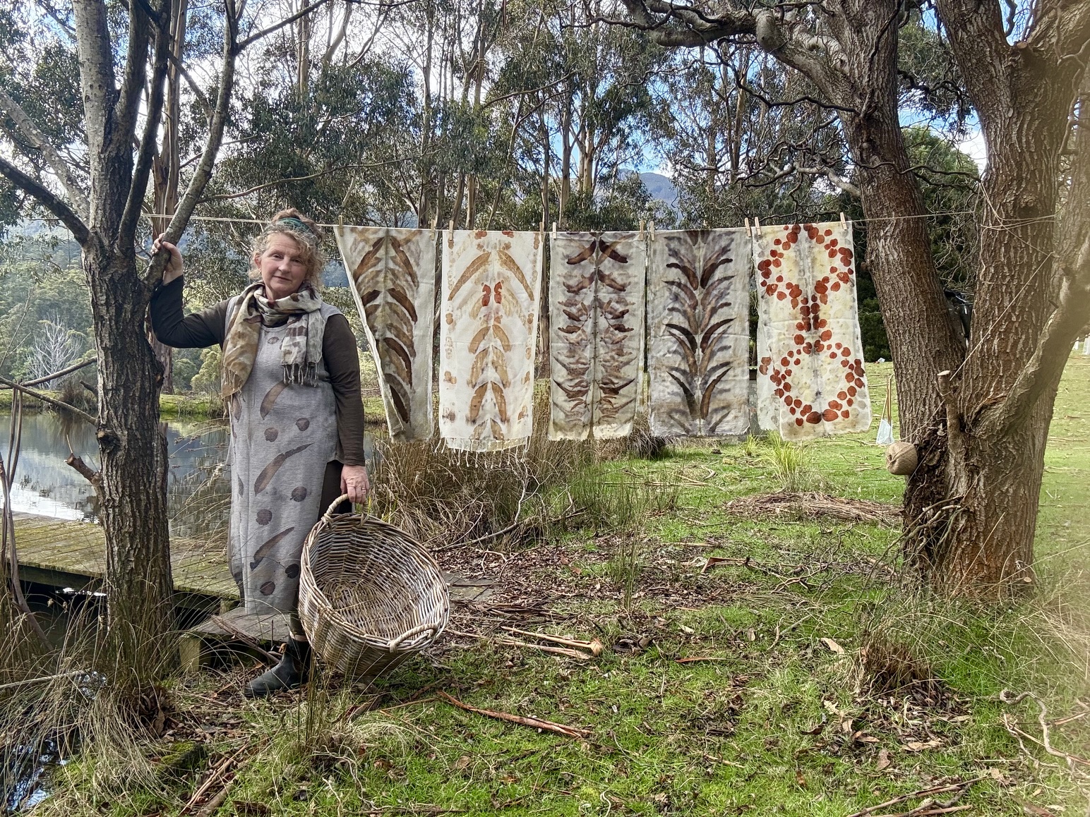 Image shows an art exhibition for the text reading Exhibition Call Out Exhibit in 2025! Announcing the Creative George Town Exhibition Call Out story with Art Trails Tasmania Explore your creativity