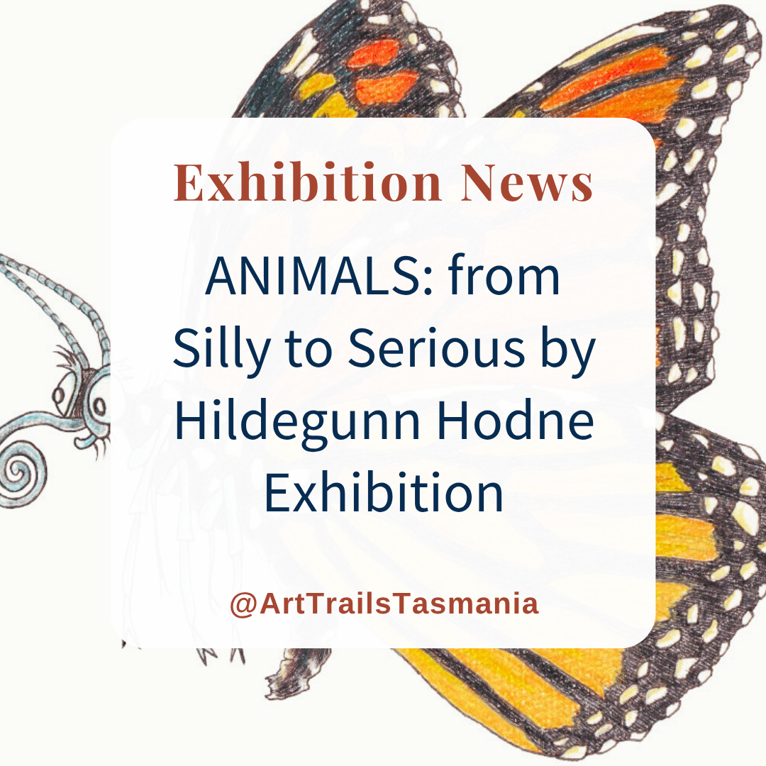 Image has a background of a textile art design with the text reading Workshop Beyond Print with Stitch with Gaye Nieuwenhof by Stitching and Beyond Art Trails Tasmania