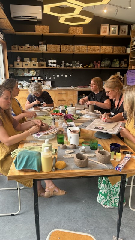 A Season of Workshop Creativity with ceramist artist Christie Lange with Art Trails Tasmania Explore Your Creativity